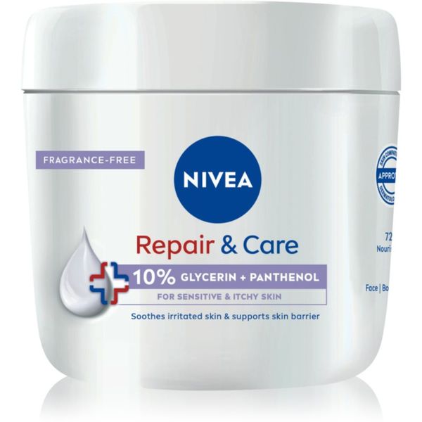 Nivea NIVEA Repair & Care Sensitive hranjiva regenerirajuća krema za suhu i osjetljivu kožu 400 ml