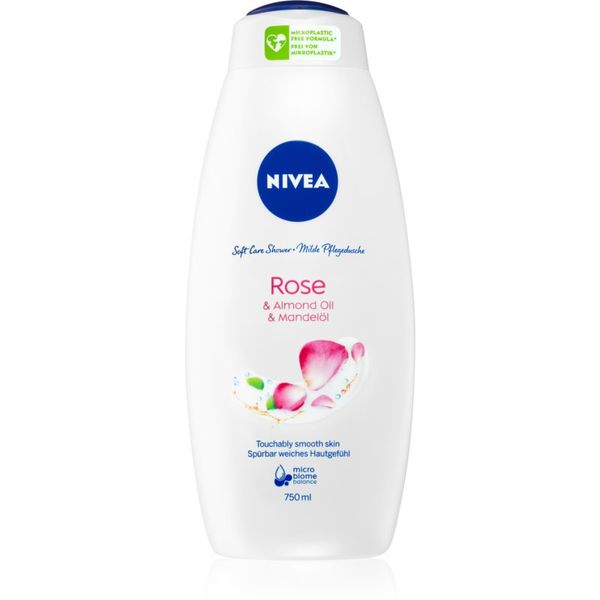 Nivea Nivea Rose & Almond Oil gel za tuširanje 750 ml
