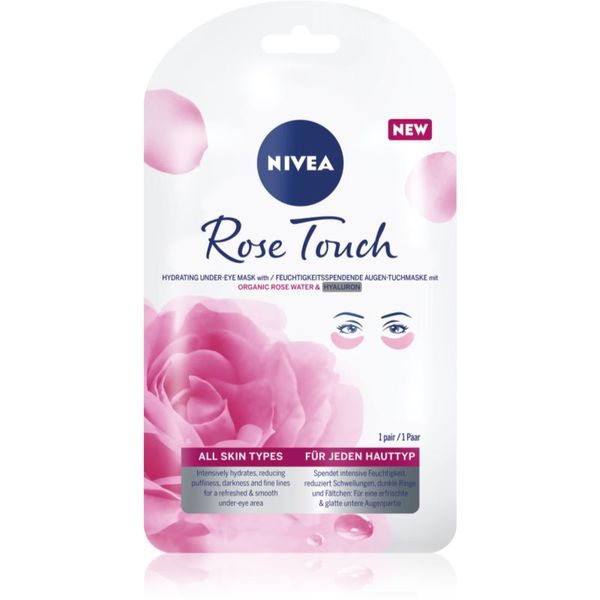 Nivea Nivea Rose Touch maska za oči 1 kom