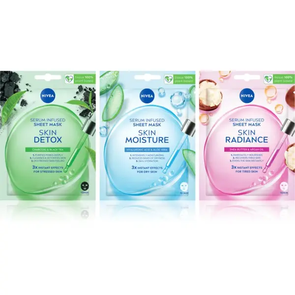 Nivea NIVEA Sheet Mask set sheet maski
