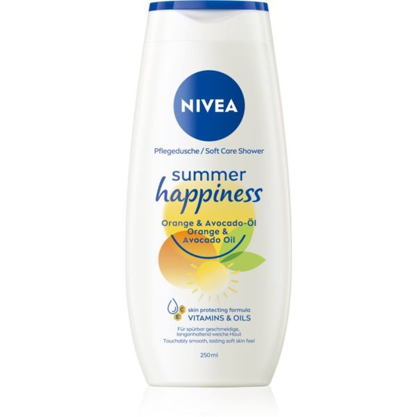 Nivea NIVEA Summer Happiness Orange & Avocado Oil hranjivi gel za tuširanje 250 ml
