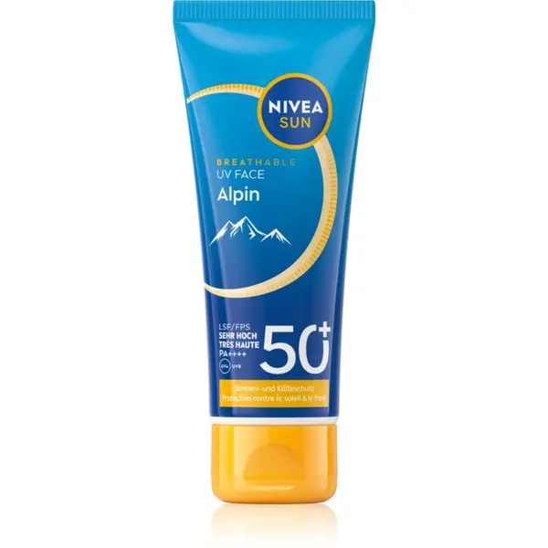 Nivea NIVEA SUN Alpin krema za lice za sunčanje protiv hladnoće i vjetra SPF 50+ 40 ml