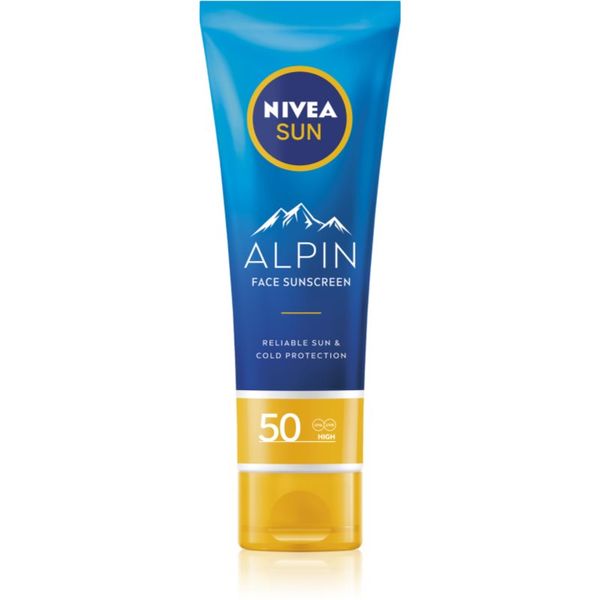 Nivea Nivea Sun Alpin krema za lice za sunčanje SPF 50 50 ml