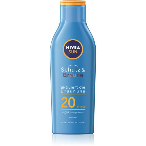 Nivea Nivea Sun Protect & Bronze intenzivno mlijeko za sunčanje SPF 20 200 ml