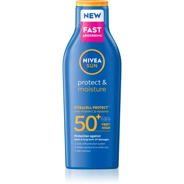 Nivea NIVEA SUN Protect & Moisture hidratantno mlijeko za sunčanje SPF 50+ 200 ml