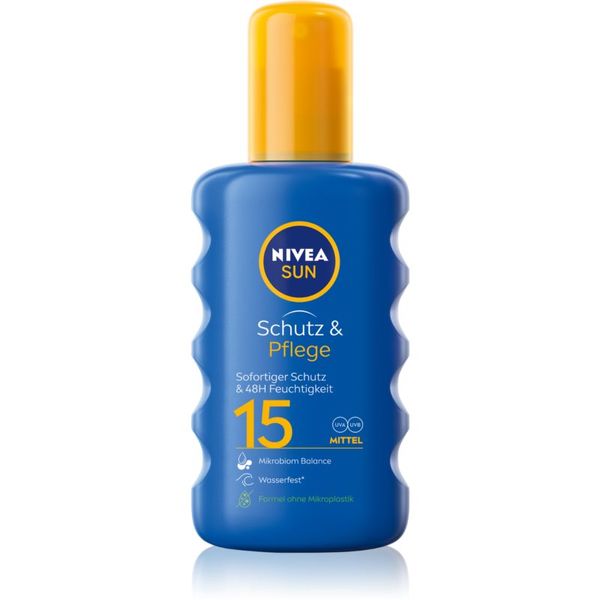 Nivea Nivea Sun Protect & Moisture sprej za sunčanje SPF 15 200 ml