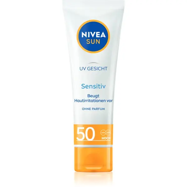 Nivea NIVEA SUN Sensitive zaštitna krema za lice za osjetljivu kožu lica SPF 50 50 ml