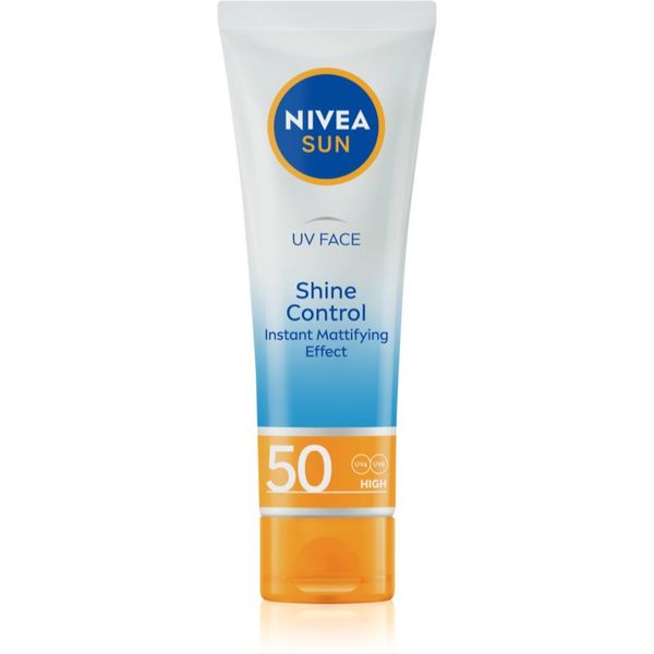 Nivea Nivea SUN UV FACE blaga matirajuća krema za lice za sunčanje SPF 50 50 ml
