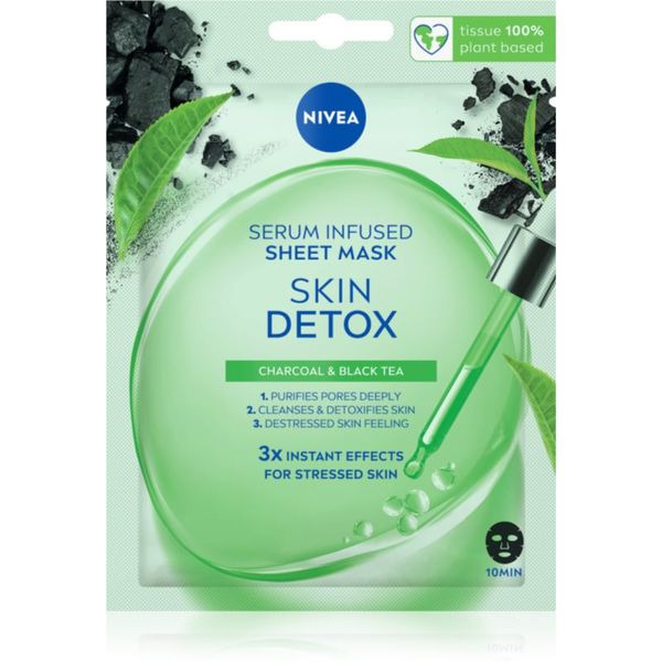 Nivea Nivea Urban Skin Detox maska za čišćenje i detoksikaciju s aktivnim ugljenom 1 kom