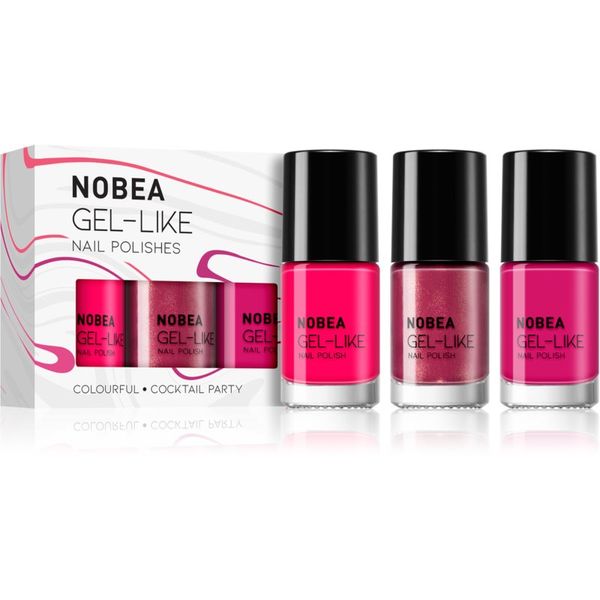 NOBEA NOBEA Colourful Cocktail Party Set set lakova za nokte Cocktail Party