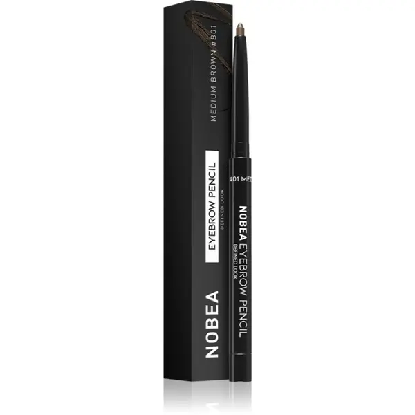 NOBEA NOBEA Day-to-Day Eyebrow Pencil automatska olovka za obrve 01 Medium brown 0,3 g