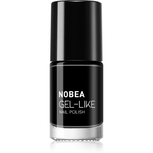 NOBEA NOBEA Day-to-Day Gel-like Nail Polish lak za nokte s gel efektom nijansa Black sapphire #N22 6 ml