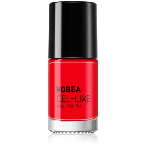 NOBEA NOBEA Day-to-Day Gel-like Nail Polish lak za nokte s gel efektom nijansa Ladybug red #N08 6 ml