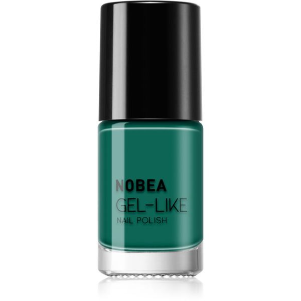 NOBEA NOBEA Day-to-Day Gel-like Nail Polish lak za nokte s gel efektom nijansa #N65 Emerald green 6 ml