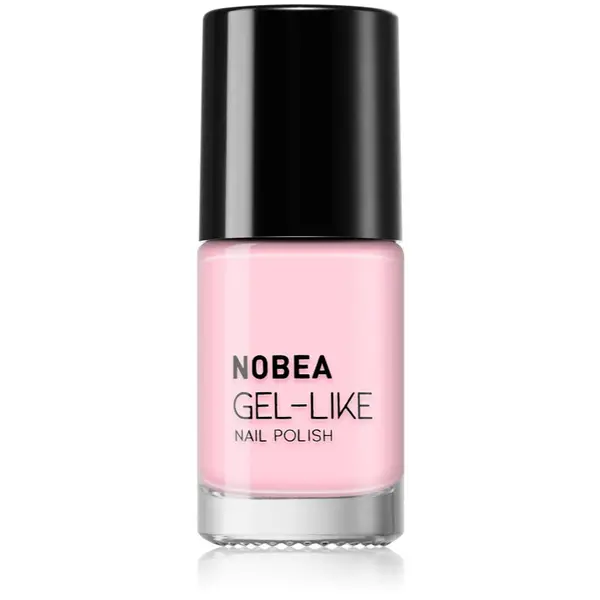 NOBEA NOBEA Day-to-Day Gel-like Nail Polish lak za nokte s gel efektom nijansa #N68 Pink cream 6 ml
