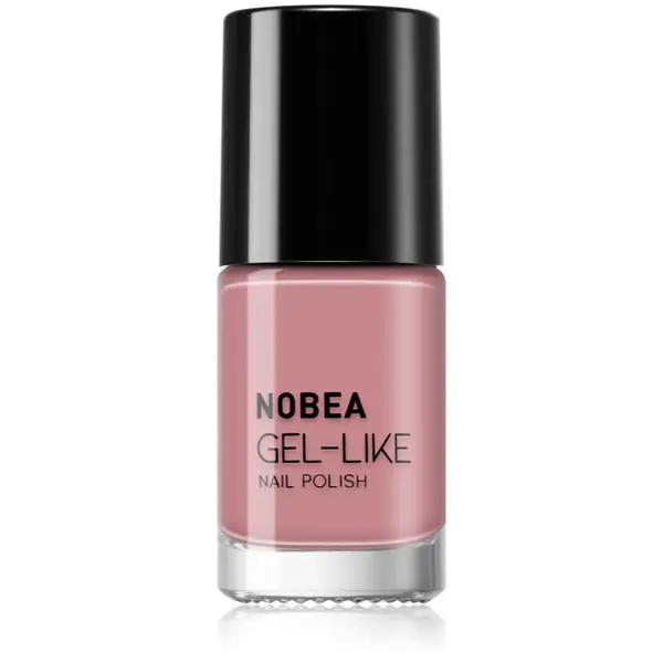 NOBEA NOBEA Day-to-Day Gel-like Nail Polish lak za nokte s gel efektom nijansa Timid pink #N04 6 ml