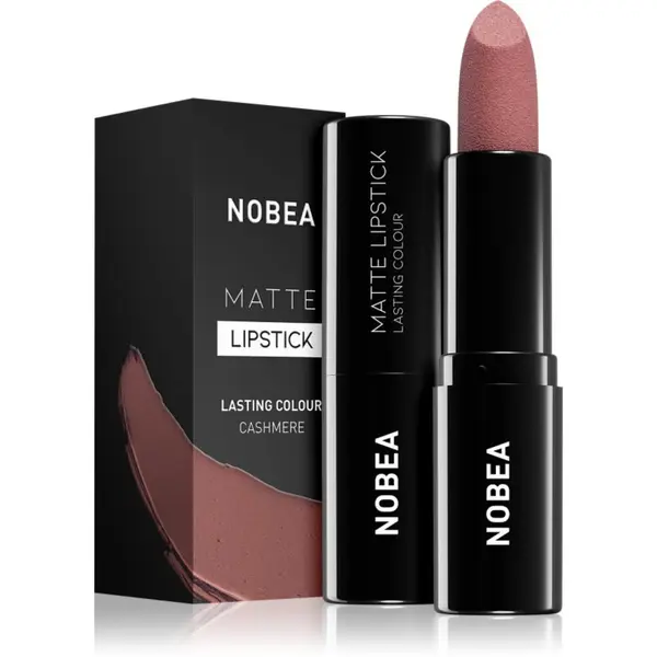 NOBEA NOBEA Day-to-Day Matte Lipstick matirajući ruž za usne nijansa Cashmere #M19 3 g