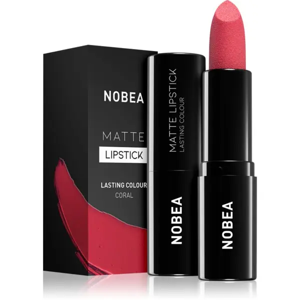 NOBEA NOBEA Day-to-Day Matte Lipstick matirajući ruž za usne nijansa Coral #M17 3 g