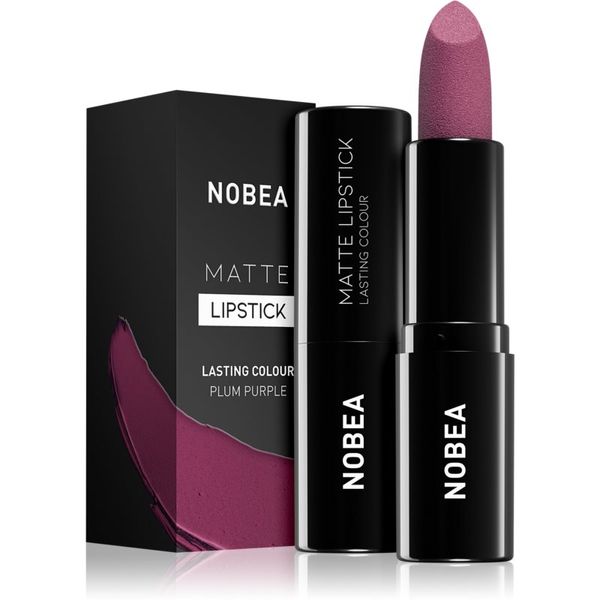NOBEA NOBEA Day-to-Day Matte Lipstick matirajući ruž za usne nijansa Plum purple #M15 3 g