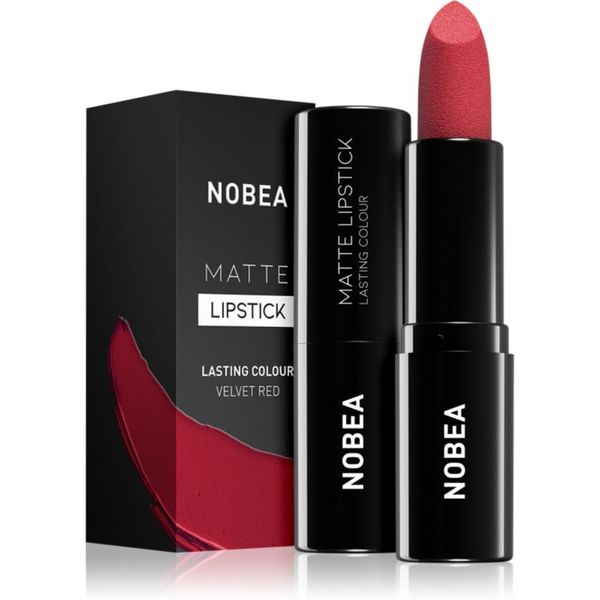 NOBEA NOBEA Day-to-Day Matte Lipstick matirajući ruž za usne nijansa Velvet red #M16 3 g