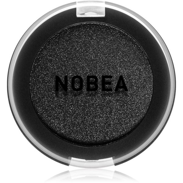 NOBEA NOBEA Day-to-Day Mono Eyeshadow sjenilo za oči sa šljokicama nijansa Black chant 3,5 g