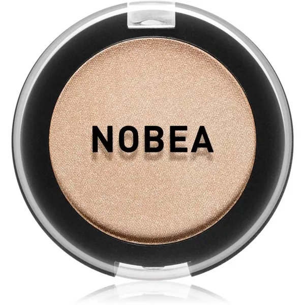 NOBEA NOBEA Day-to-Day Mono Eyeshadow sjenilo za oči sa šljokicama nijansa Toasted almond 3,5 g