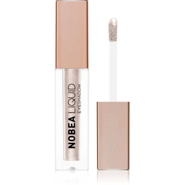 NOBEA NOBEA Metal Liquid Eyeshadow tekuće sjenilo za oči nijansa Moonstone #E03 4 ml