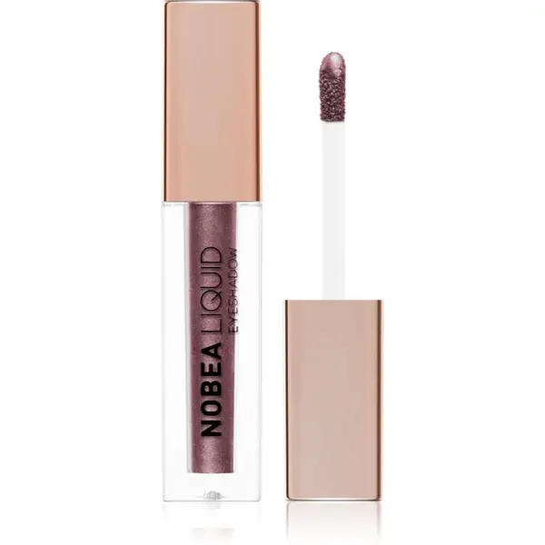 NOBEA NOBEA Metal Liquid Eyeshadow tekuće sjenilo za oči nijansa Sparkling Grape #E07 4 ml