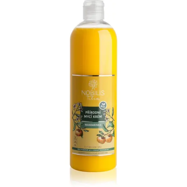 Nobilis Tilia Nobilis Tilia Natural Cleansing Cream krema za pranje i njegu parfemi Mandarin Orange 500 ml