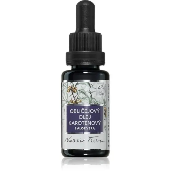 Nobilis Tilia Nobilis Tilia Obličejový olej Karotenový s Aloe Vera hranjivo ulje za lice 20 ml