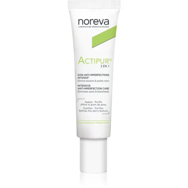 Noreva Noreva Actipur 3-in-1 Anti-Blemish Care tretman za lice za nepravilnosti na licu sklono aknama 30 ml