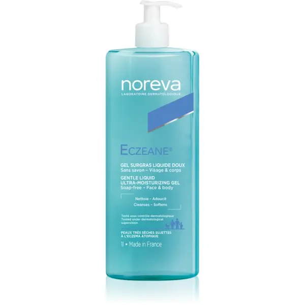 Noreva Noreva Eczeane Gentle Liquid Ultra-Moisturizing Gel gel za tuširanje za lice i tijelo 1000 ml