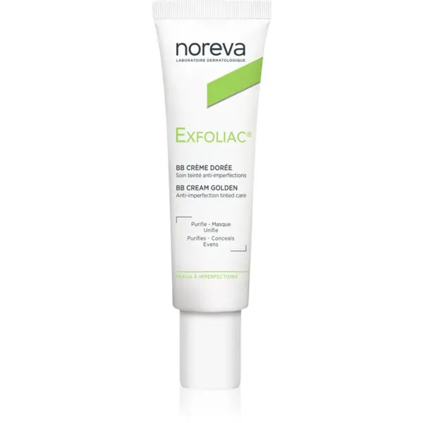Noreva Noreva Exfoliac Anti-Imperfection Cream Tinted BB krema nijansa Golden 30 ml