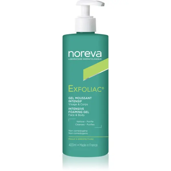 Noreva Noreva Exfoliac Intensive Foaming Gel pjenasti gel za čišćenje za nepravilnosti na koži lica 400 ml