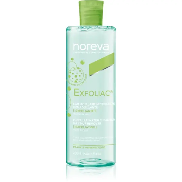 Noreva Noreva Exfoliac Micellar Water Cleanser micelarna voda za čišćenje s eksfolijacijskim učinkom 400 ml