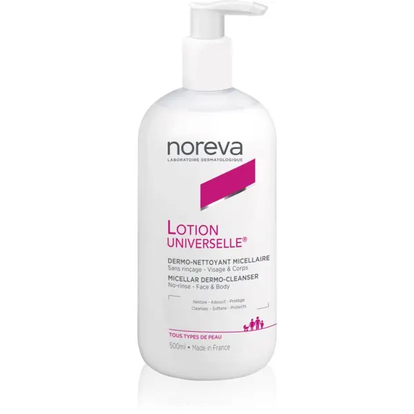 Noreva Noreva Lotion Universelle Micellar Dermo-Cleanser micelarno mlijeko za lice i tijelo za osjetljivu kožu lica 500 ml