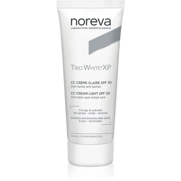 Noreva Noreva Trio White XP CC Cream Light SPF 30 CC krema za ujednačavanje tena SPF 30 40 ml