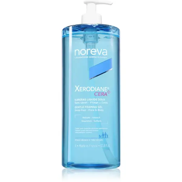 Noreva Noreva Xerodiane® Cera Gentle Foaming gel nježni gel za čišćenje za suhu i osjetljivu kožu 1000 ml