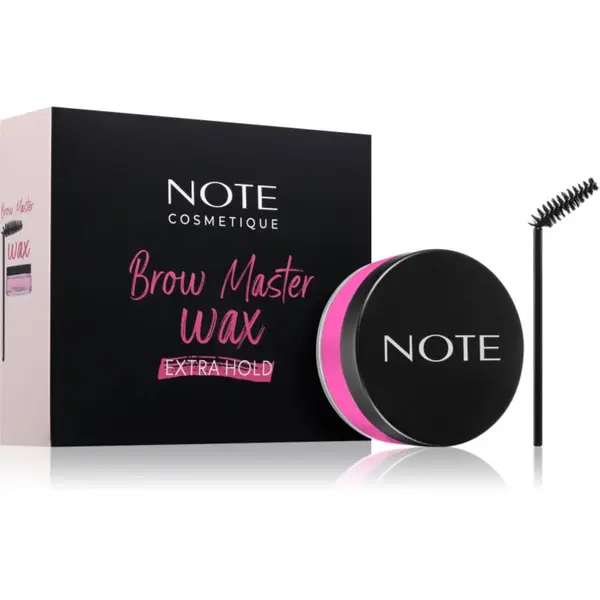 Note Cosmetique Note Cosmetique Brow Master Wax učvršćujući vosak za obrve sa četkicom 50 ml