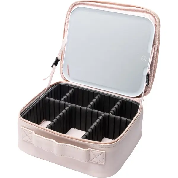 Notino Notino Beauty Box With LED Mirror kozmetički kofer s LED ogledalom Pink 1 kom
