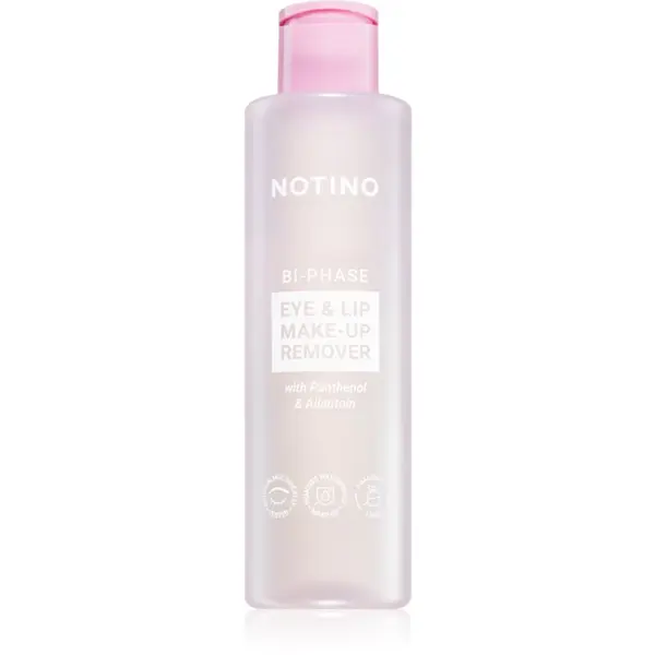 Notino Notino Bi-Phase Eye & Lip Make-up Remover with Panthenol & Allantoin dvofazno sredstvo za uklanjanje vodootporne šminke s usana i oko očiju 200 ml