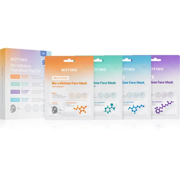 Notino Notino Bio-cellulose Face Mask Trial Set set sheet maski