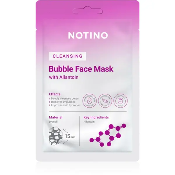 Notino Notino Cleansing Bubble Face Mask with Allantoin maska za čišćenje za lice 20 g