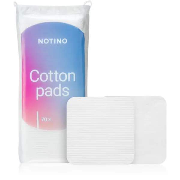 Notino Notino Cotton Pads Large Square pamučne blazinice za uklanjanje šminke i čišćenje lica 70 kom