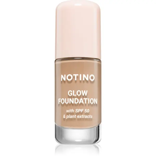 Notino Notino Foundation Glow foundation with SPF 50 & plant extracts posvjetljujući puder SPF 50 01 Medium Warm 30 ml