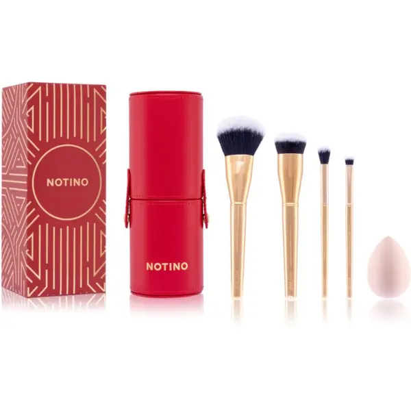 Notino Notino Gift Set Make-up Brushes and Sponge Gift Set set kistova u torbici