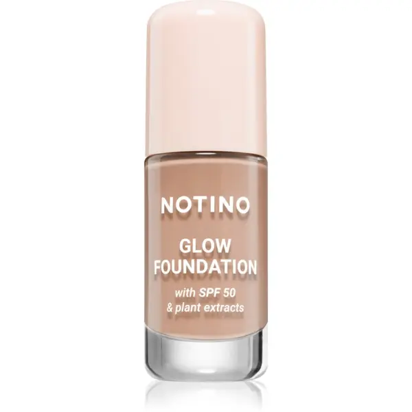 Notino Notino Glow Foundation With SPF 50 & Plant Extracts posvjetljujući puder SPF 50 01 Medium Deep Cool 30 ml