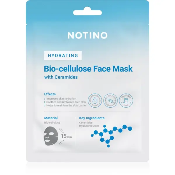 Notino Notino Hydrating Bio-Cellulose Face Mask with Ceramides hidratantna sheet maska 25 g