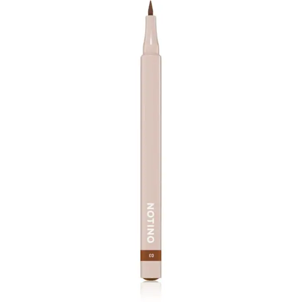 Notino Notino Lifeproof Eyebrow Felt Pen vodootporni tuš za obrve 03 Warm Brown 1 ml