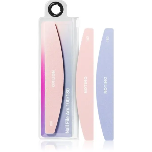 Notino Notino Nail Tools Nail File Arc klasična rašpica za nokte s dvije granulacije 100/180 1 kom